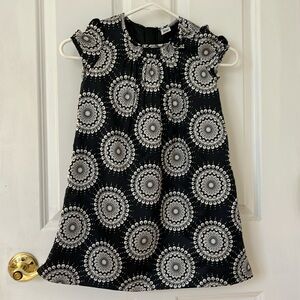 Carter Black and White short sleeve Dress- size 5